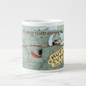 De Mutt $Cutts Journey Jumbo Mok (Voorkant)