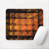 De muur abstracte kunst muismat (Met muis)