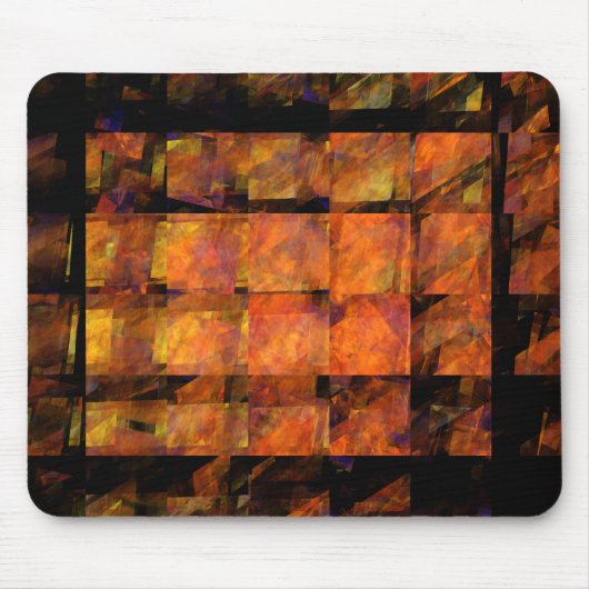 De muur abstracte kunst muismat (Voorkant)