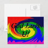 De muur briefkaart (Voorkant / Achterkant)