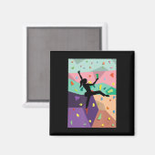 De muur die de klimmers binnenshuis bestijgt Actio Magneet (Voorkant / Achterkant)