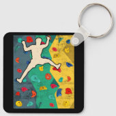 De muur die de klimmers binnenshuis bestijgt Actio Sleutelhanger (Achterkant)