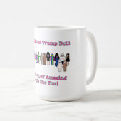 De muur die Trump bouwt Koffiemok (Voorkant rechts)