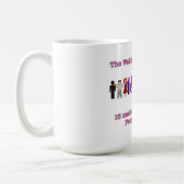 De muur die Trump bouwt Koffiemok (Links)