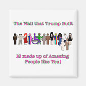 De muur die Trump bouwt Magneet (Voorkant)