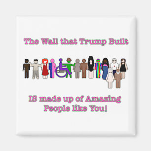 De muur die Trump bouwt Magneet