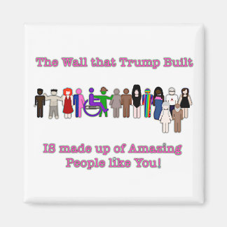 De muur die Trump bouwt Magneet