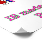 De muur die Trump bouwt Poster (Hoek)