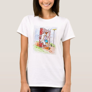 De muur draaien t-shirt