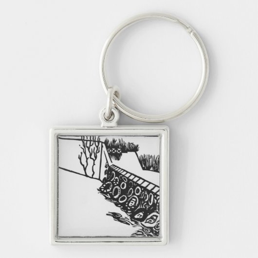 De muur sleutelhanger (Voorkant)