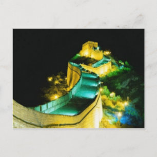 De muur van China Briefkaart
