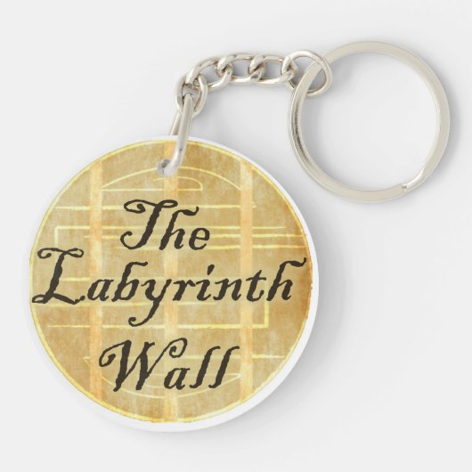 De muur van de Labyrinth Sleutelhanger (Achterkant)