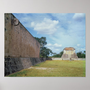 De muur van de rechtbank van Ball Poster