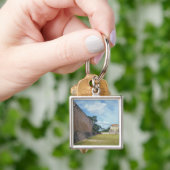 De muur van de rechtbank van Ball Sleutelhanger (Hand)