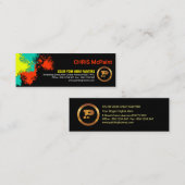 De muur van de schilder van de Schilder Mini Visitekaartje (Voorkant / Achterkant)