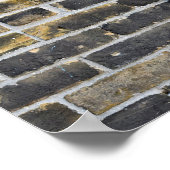 De muur van de Stad van Gritty met Elektrische doo Poster (Hoek)