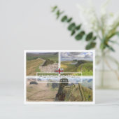 De muur van Hadrian - Greenhead Lough Briefkaart (Staand voorkant)