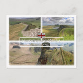 De muur van Hadrian - Greenhead Lough Briefkaart (Voorkant)
