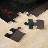 De muur van stilte – gothische puzzel (Zijkant)