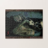 De muur van stilte – gothische puzzel (Horizontaal)