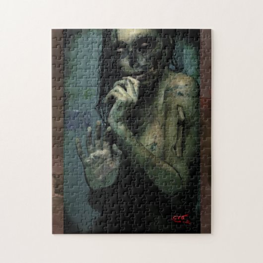 De muur van stilte – gothische puzzel (Verticaal)
