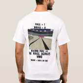 De muur wint altijd t-shirt (Achterkant)