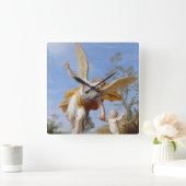 De muurklok van de "Guardian Angel" Vierkante Klok (Huis)