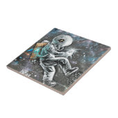 De Muurschildering die van de Kunst van de muur Tegeltje (Zijkant)