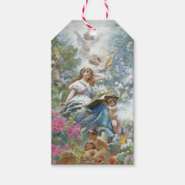 De muze van Poesie (door Konstantin Makovsky) Cadeaulabel