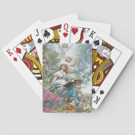 De muze van Poesie (door Konstantin Makovsky) Pokerkaarten