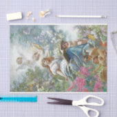 De muze van Poesie (door Konstantin Makovsky) Tissuepapier (Craft)