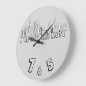 De muze wandklok (Hoek)