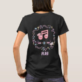 De muziek begint t-shirt (Achterkant)