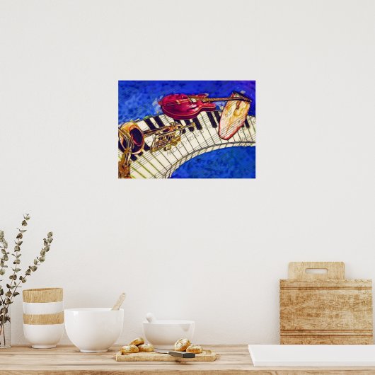 De muziek in mij poster (Keuken)