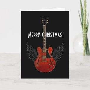 De muziek is het Wenskaart van Kerstmis van de Feestdagen Kaart