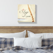 De muziek kamer fluit canvas afdruk (Insitu (Slaapkamer))