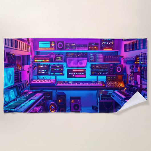 De Muziek Kamer Strandlaken (Voorkant)
