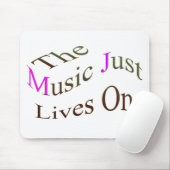 De muziek leeft gewoon aan muismat (Met muis)