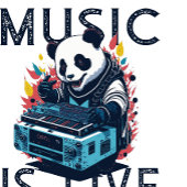 De muziek leeft voort t-shirt