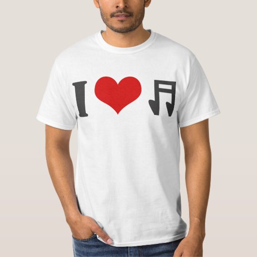 De Muziek van de liefde T-shirt (Voorkant)