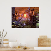 De muziek van de Natuur Poster (Keuken)