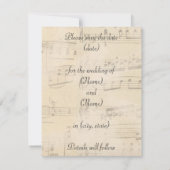 De  Muziek van Parijs ruilt de DatumKaart op Save The Date (Achterkant)