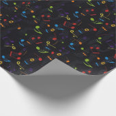 De muziek voelen cadeaupapier (Hoek)