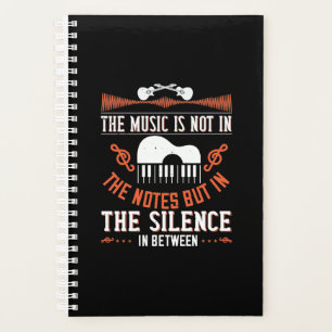 De muziek zit niet in de noten planner