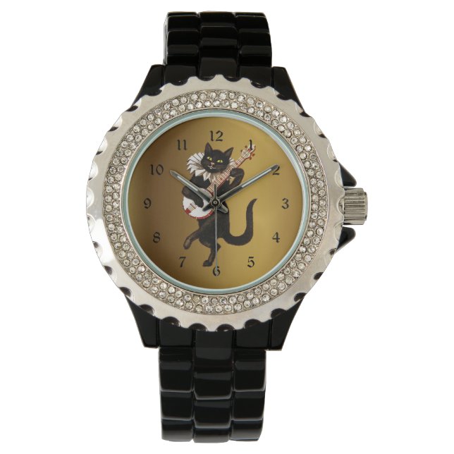 De muziekkat, horloge (Voorkant)
