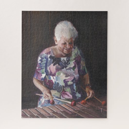 De muziekleraar legpuzzel (Verticaal)