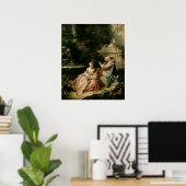 De muziekles, 1749 poster (Thuiskantoor)