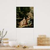 De muziekles, 1749 poster (Keuken)