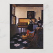 De muziekles briefkaart (Voorkant)