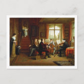 De muziekles briefkaart (Voorkant)